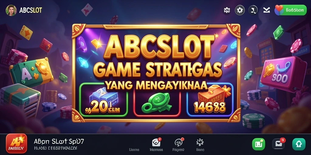 Tampilan gameplay yang menarik dan menyenangkan dari ABCSLOT.