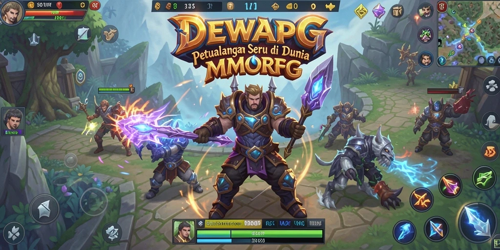 Tampilan gameplay fantastis DEWAPG yang memukau.