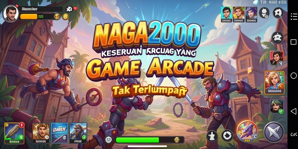Tangkapan layar gameplay NAGA2000 yang seru dan penuh tantangan.