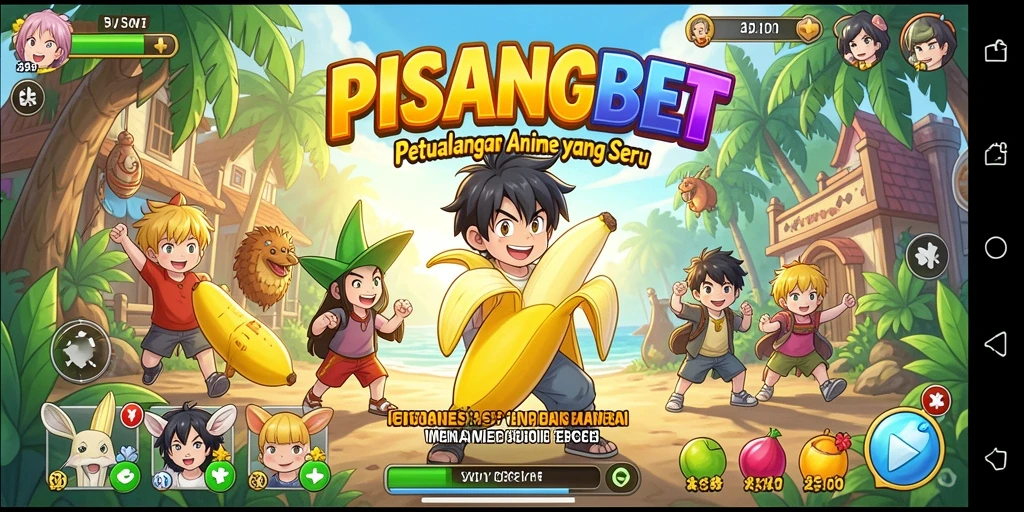 Tampilan utamanya menampilkan pertempuran karakter Anime yang epik.