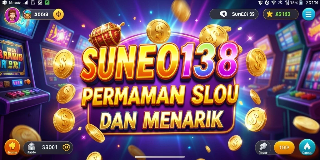 Tampilan gameplay seru di SUNEO138 dengan berbagai tema slot.