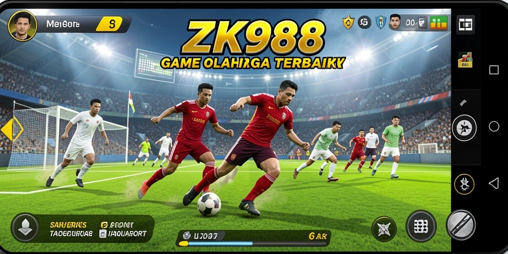 Tampilan gameplay ZK988 yang menarik dengan aksi olahraga seru.