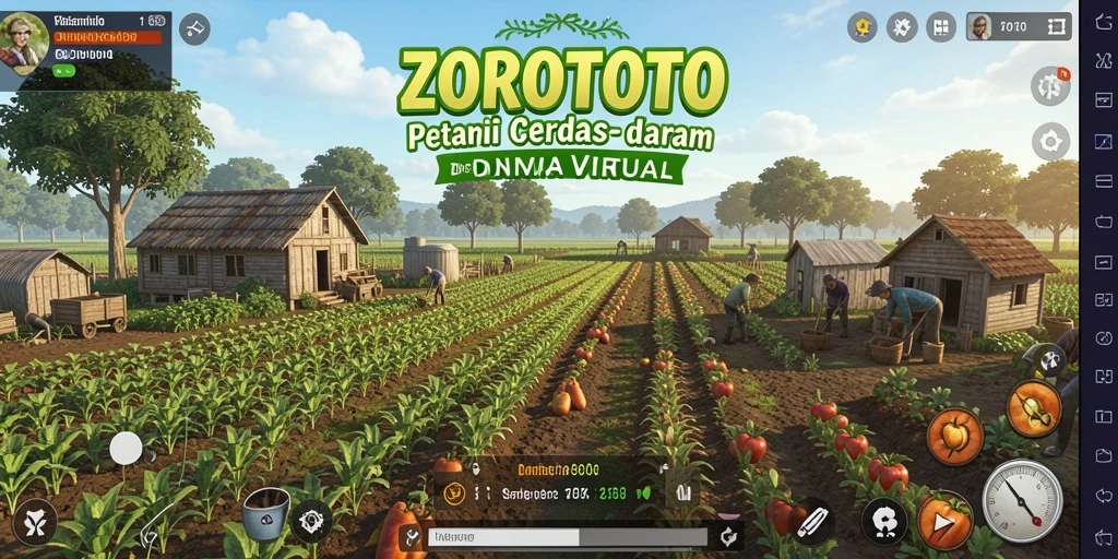 Gameplay menarik di ZOROTOTO yang penuh warna dan interaktif.